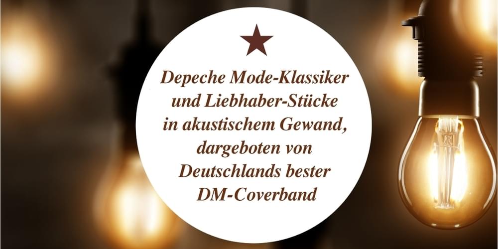 Tickets FORCED TO MODE, acoustic concert in Dresden